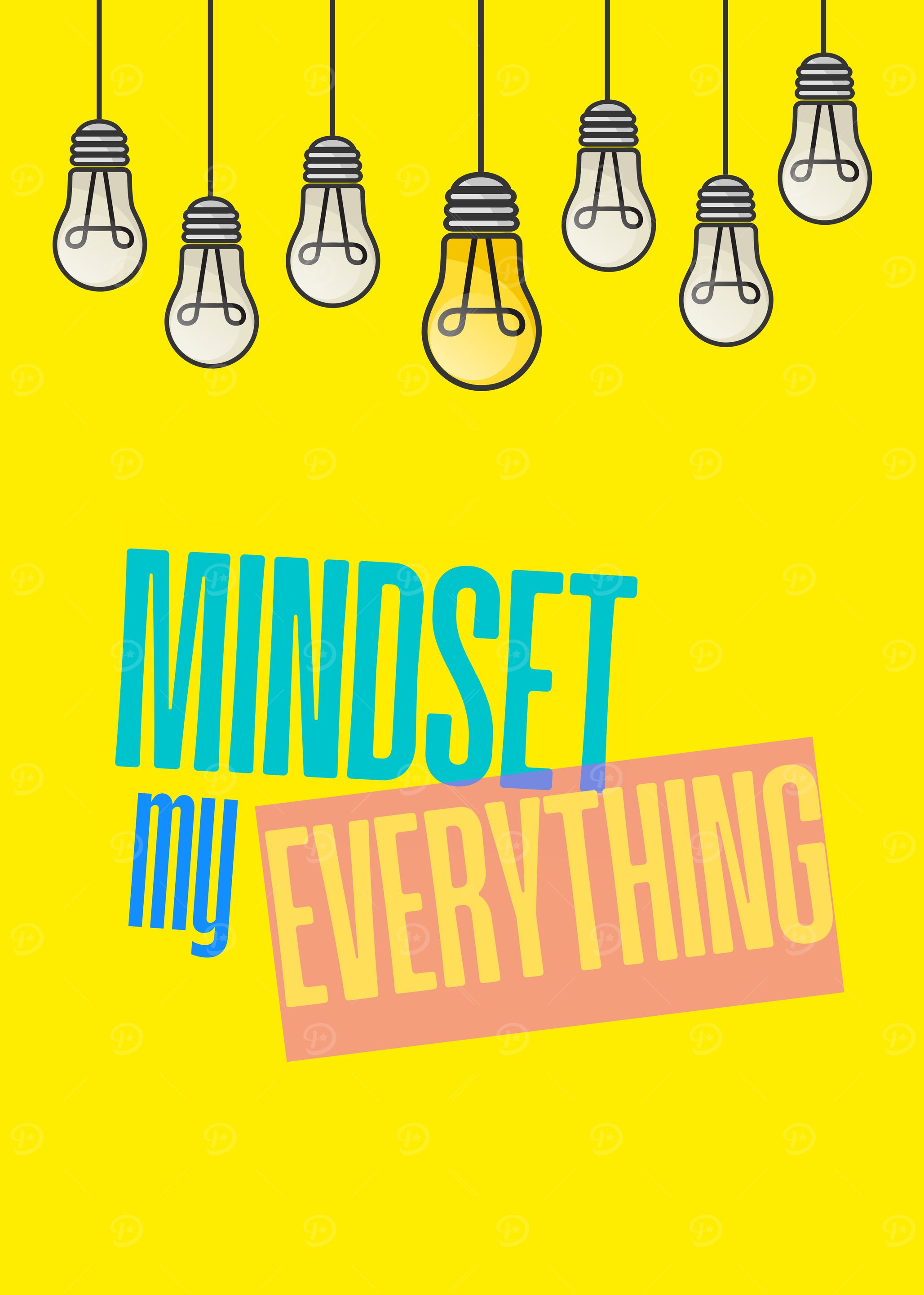 Mindset is my everything poster