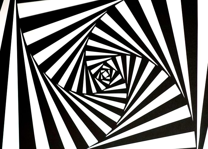 Black and White Optical Illusion