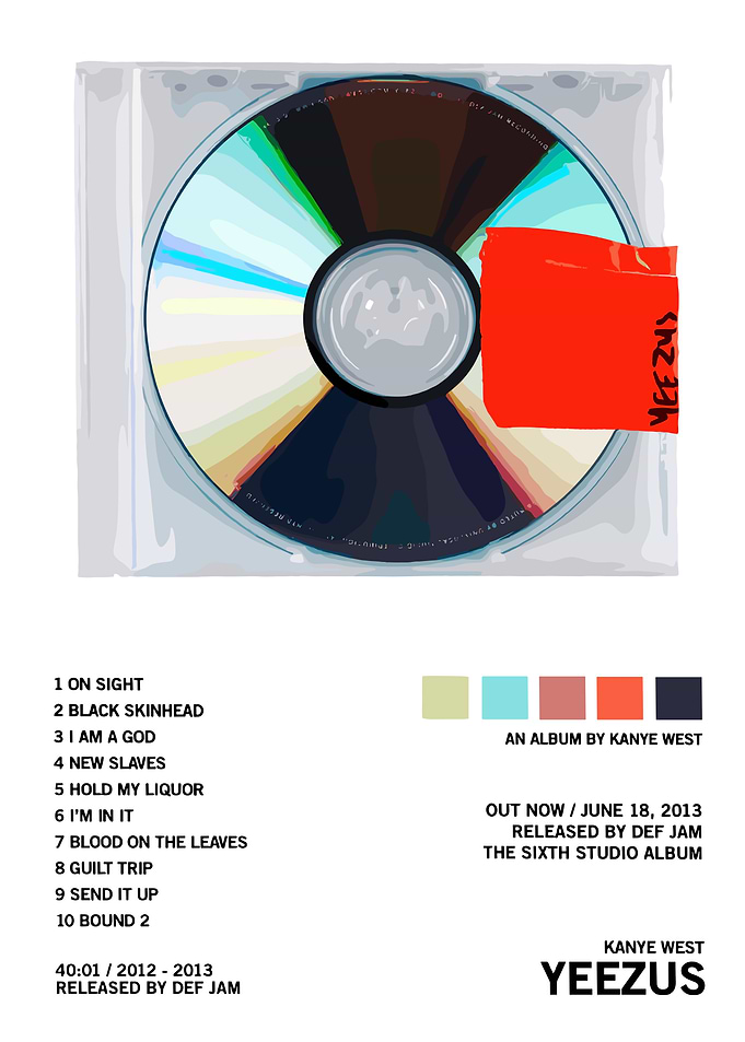 Kanye West Yeezus Album Cover Art