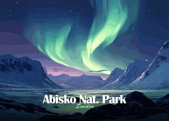 Abisko National Park, Sweden, Aurora Borealis