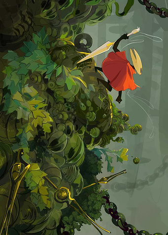 Hornet from Hollow Knight illustration