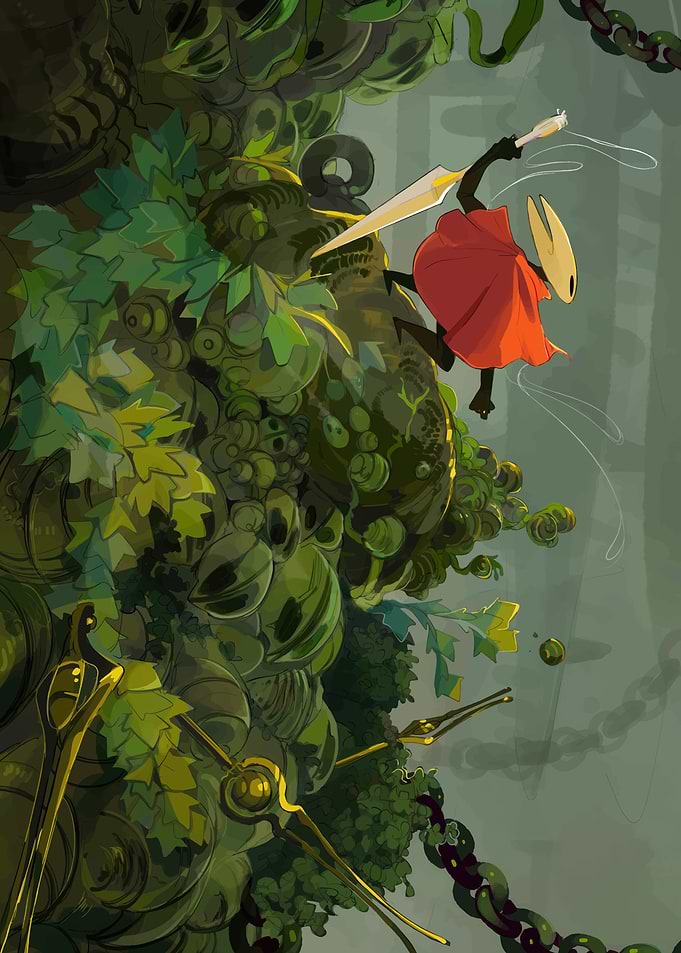 Hornet from Hollow Knight illustration