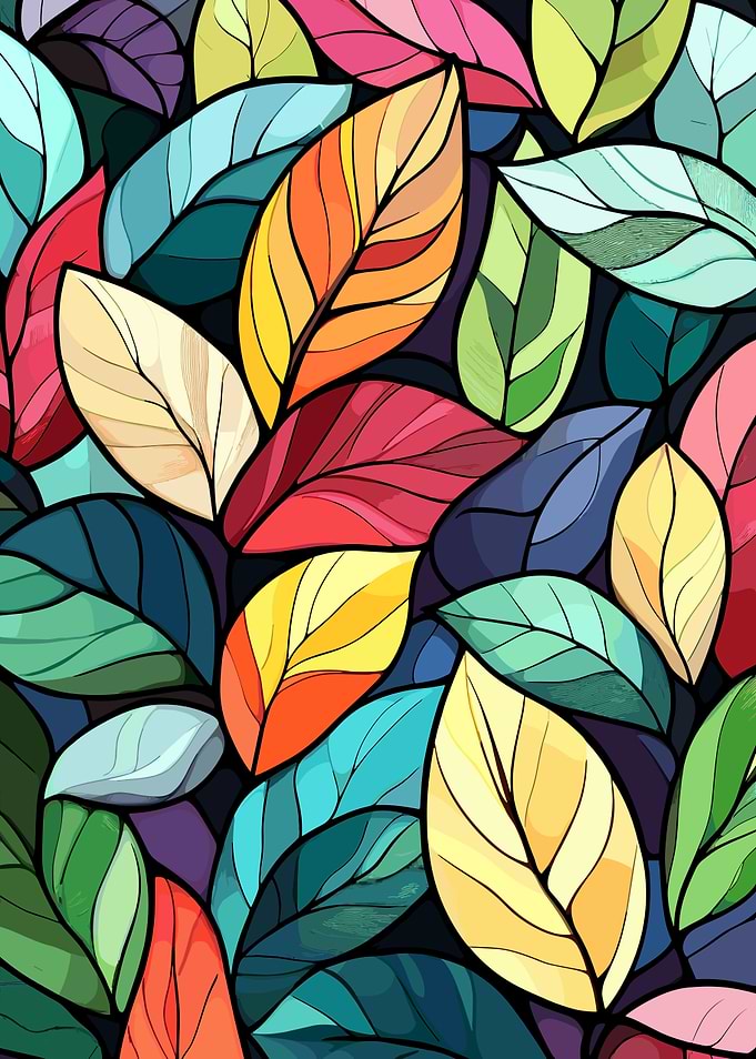 Colorful Leaves Pattern