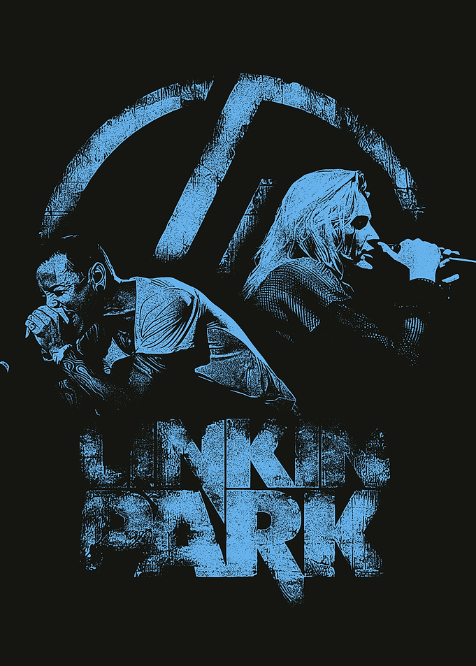 Linkin Park band poster art