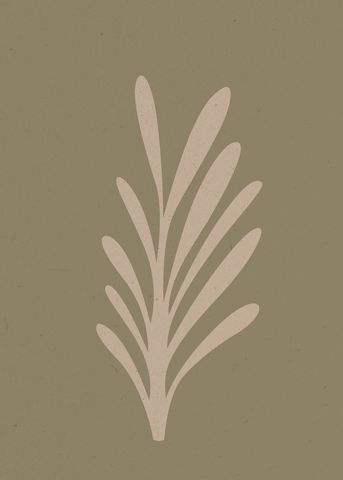 Minimalism Boho Leaf
