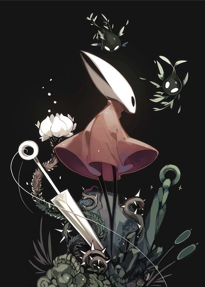 Hornet from Hollow Knight fan art