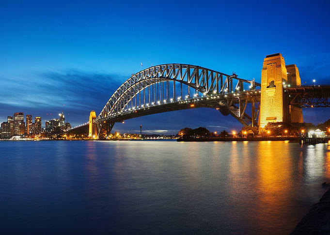 Sydney Harbour Bridge at Night