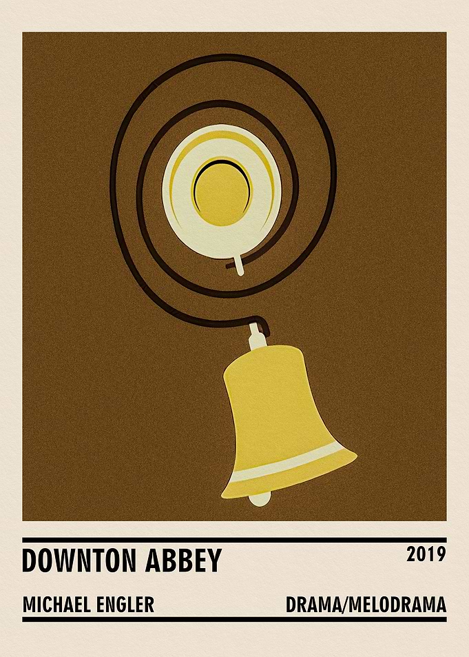 Downton Abbey Minimalist Poster