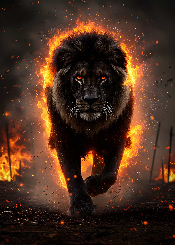 Fiery Lion