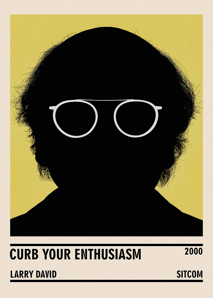 Curb Your Enthusiasm Minimalist Poster