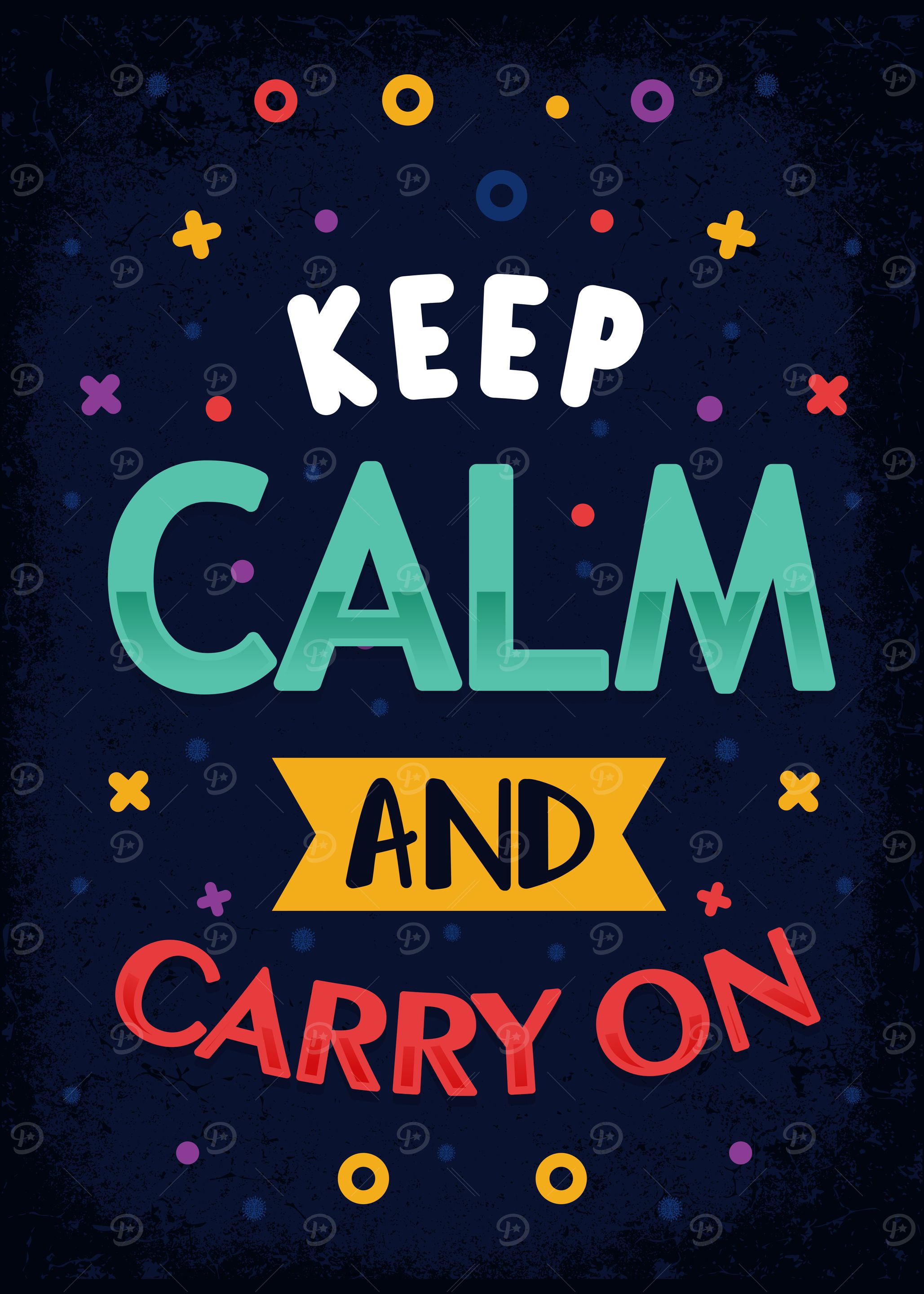 Keep Calm and Carry On Poster
