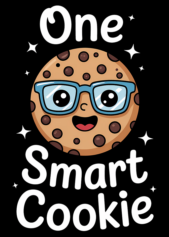 One Smart Cookie Cartoon Illustration