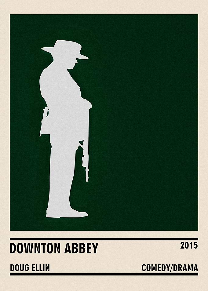 Downton Abbey Minimalist Poster