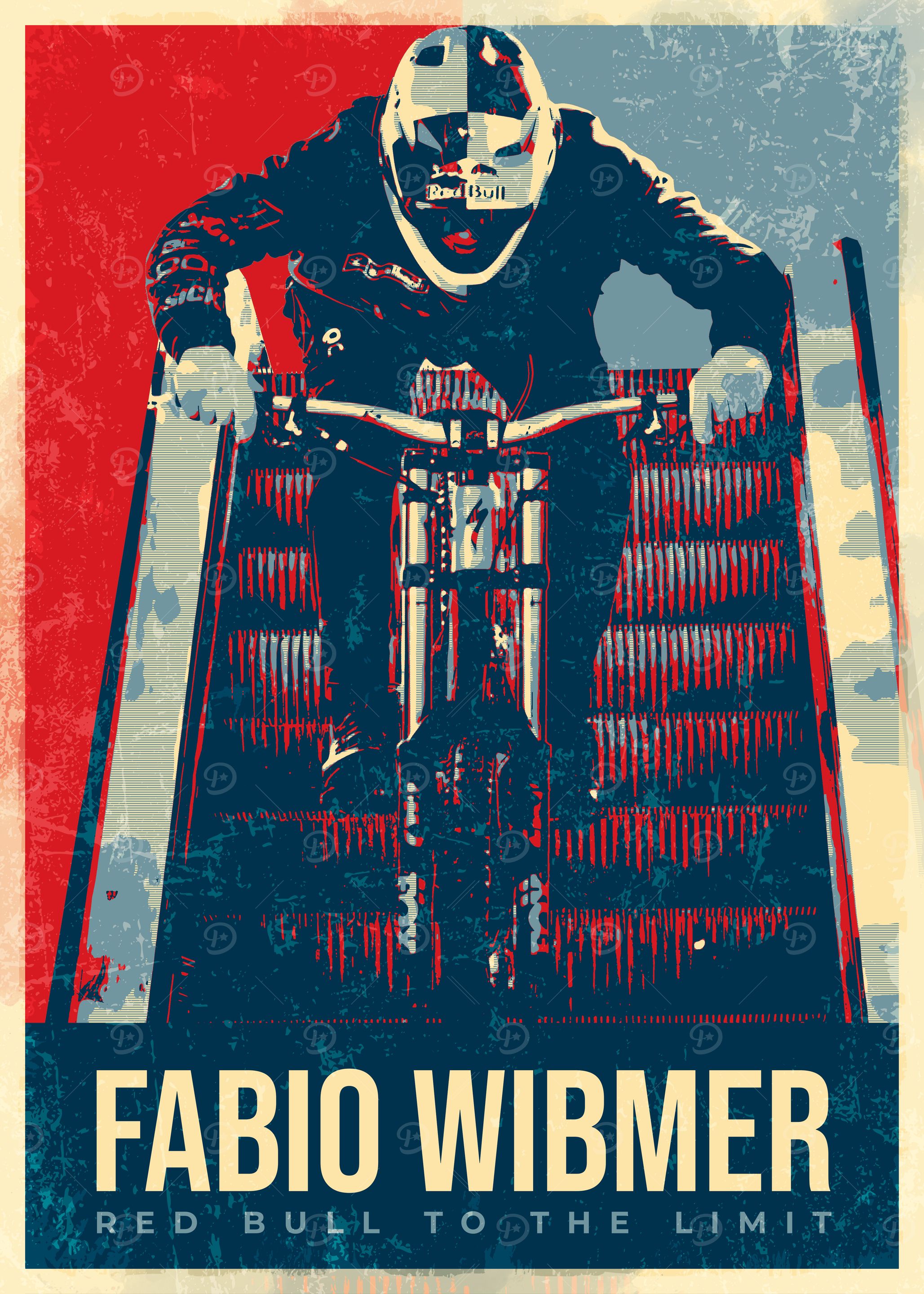 Fabio Wibmer Red Bull Poster Art