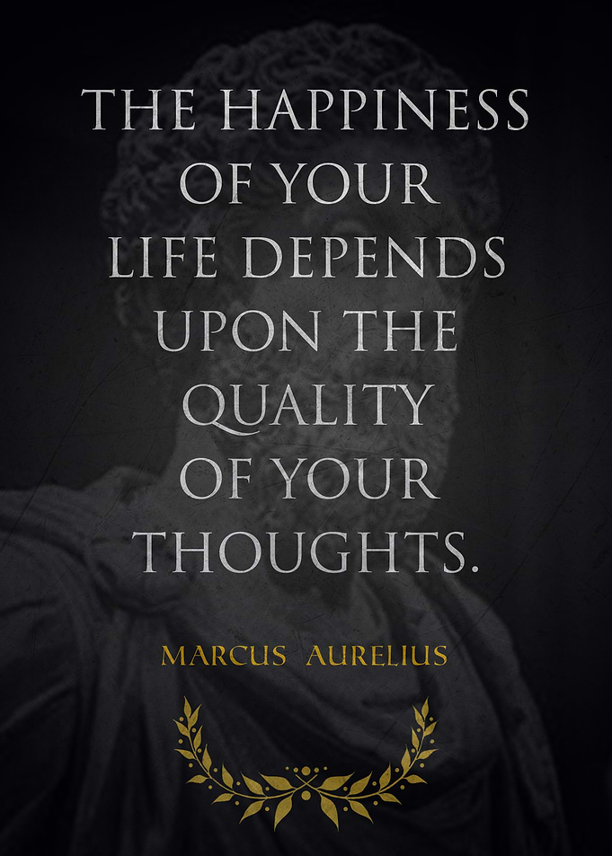 Marcus Aurelius Quote Poster