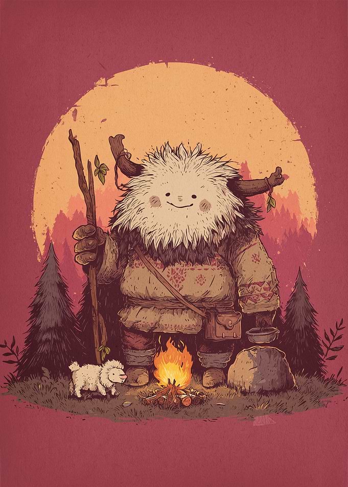 Forest Creature Campfire