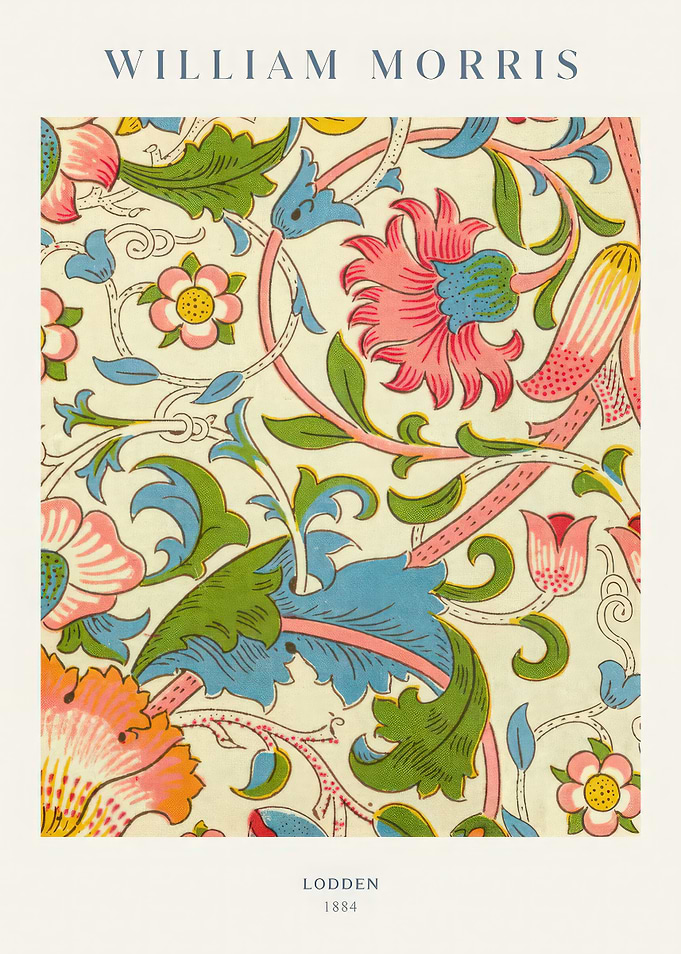 William Morris Lodden Floral Pattern