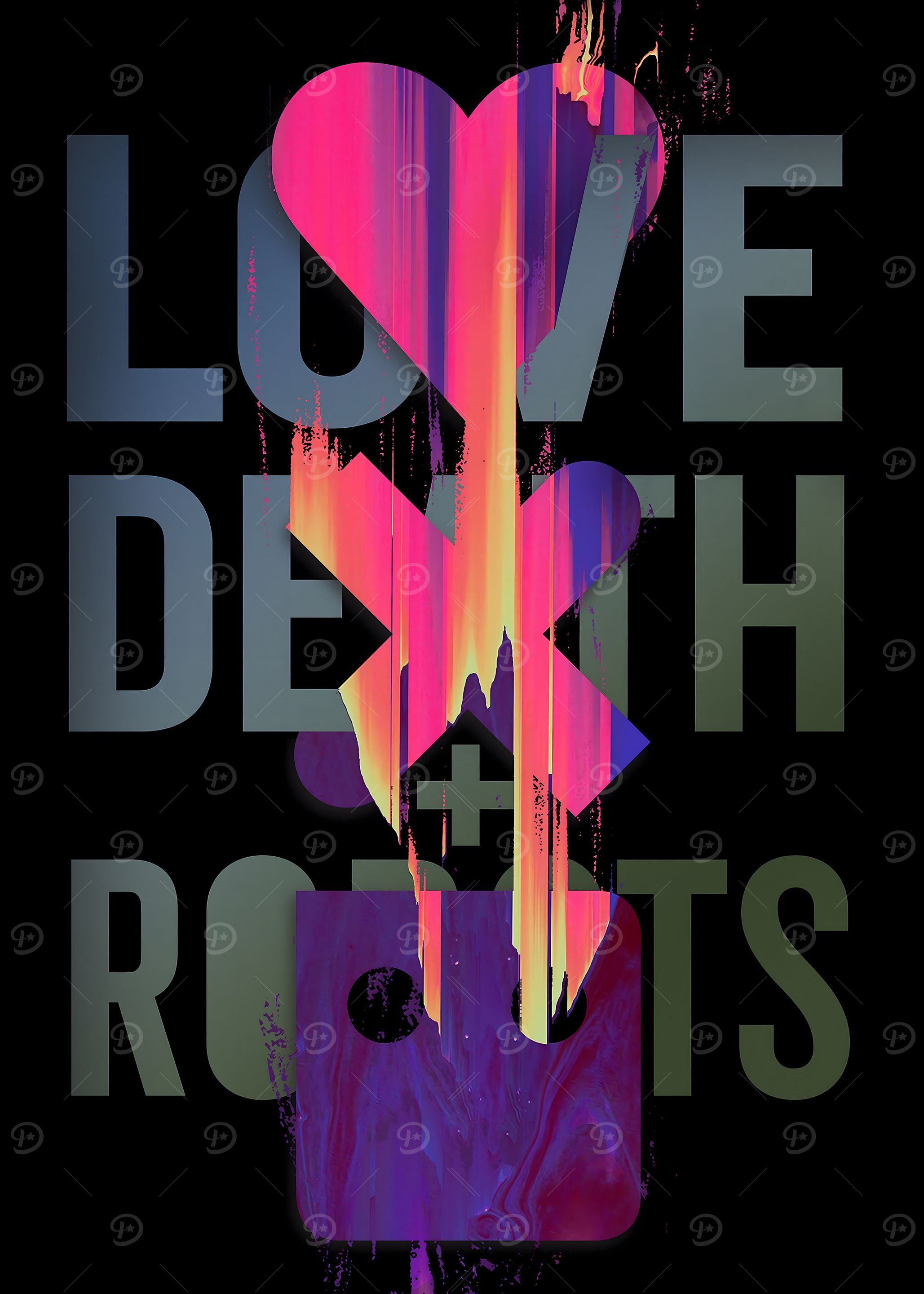 Love Death + Robots Abstract Art