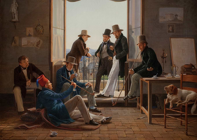 Artist's Studio, Rome, 1837