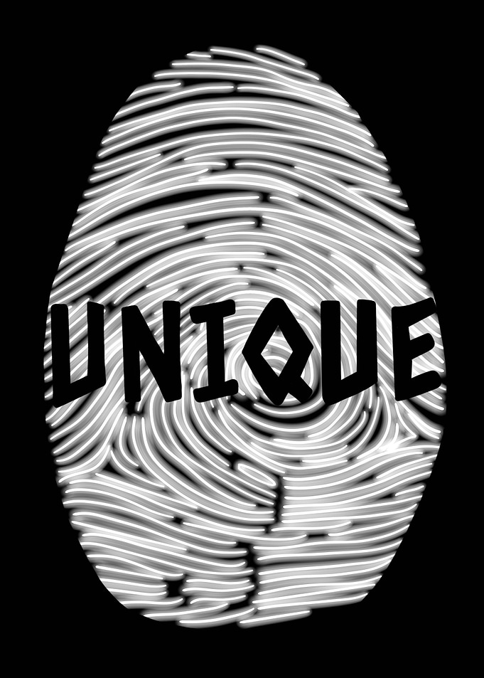 UNIQUE - Fingerprint Identity Art