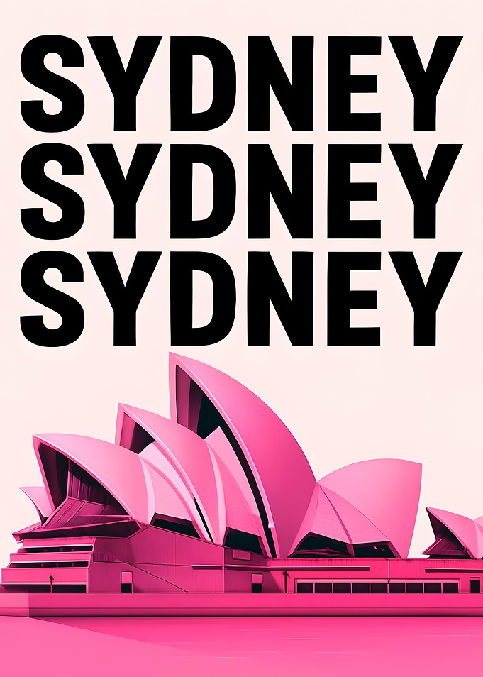 Sydney Opera House Pink