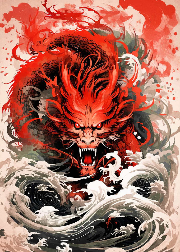 Dragon Waves Japanese