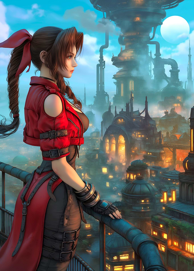 Aerith Gazing at Midgar
