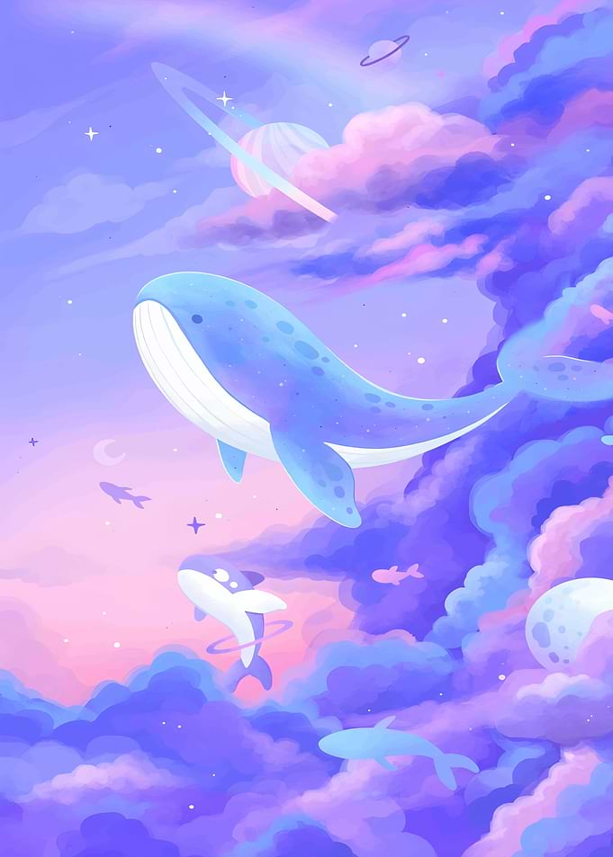 Whales in the Sky with Planets