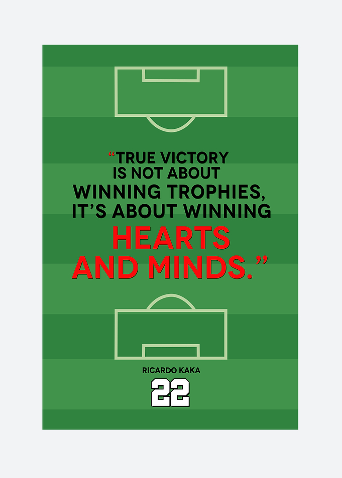 Ricardo Kaka Quote on Soccer Field