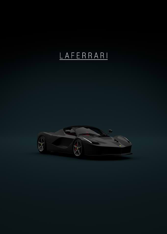 Ferrari LaFerrari Black Front