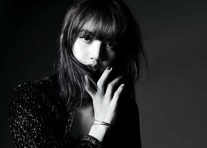 LISA Black and White Portrait