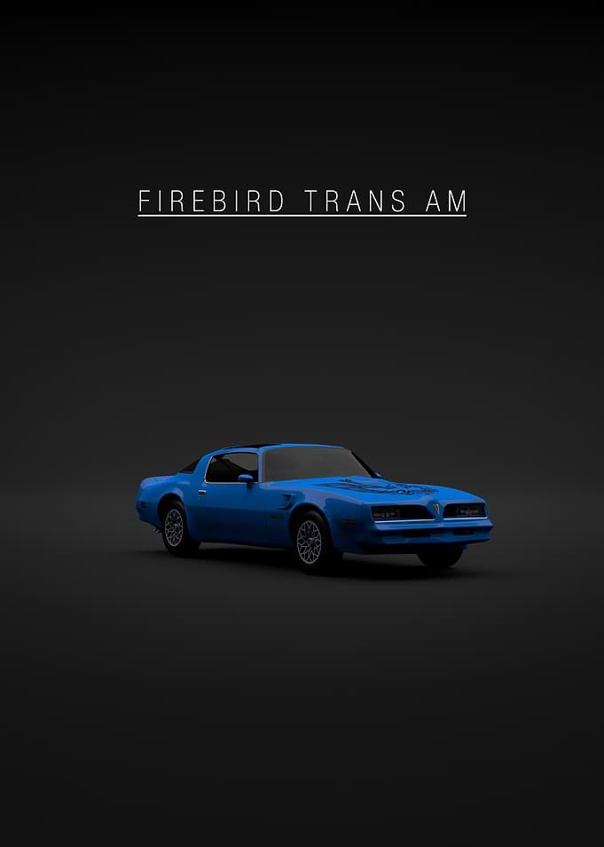 Pontiac Firebird Trans Am - Blue Front