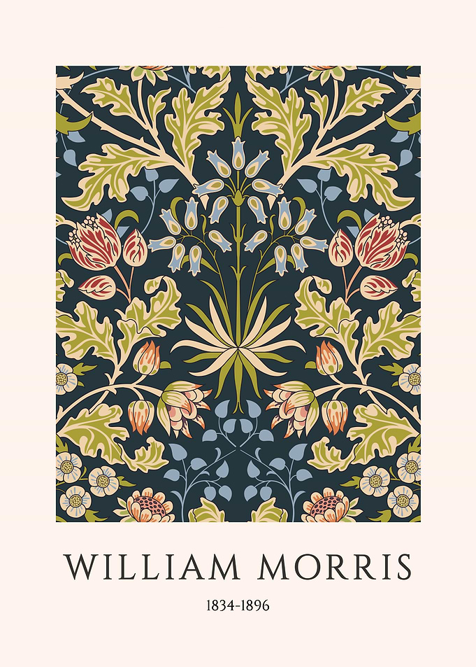 William Morris Floral Pattern Art
