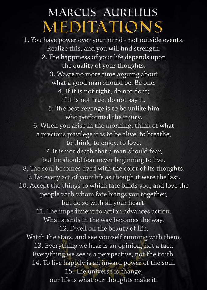 Marcus Aurelius Meditations Quotes