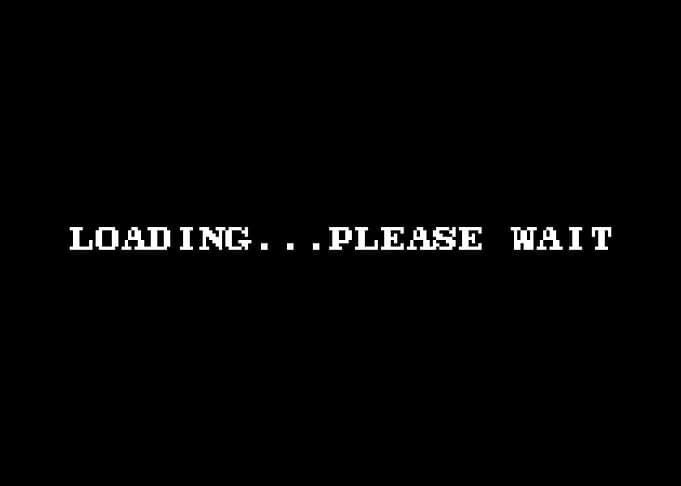 Loading Screen Pixel Art