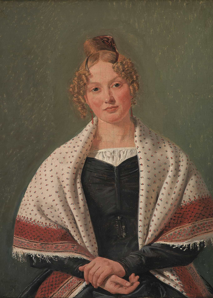 Portrait of a Woman with Shawl