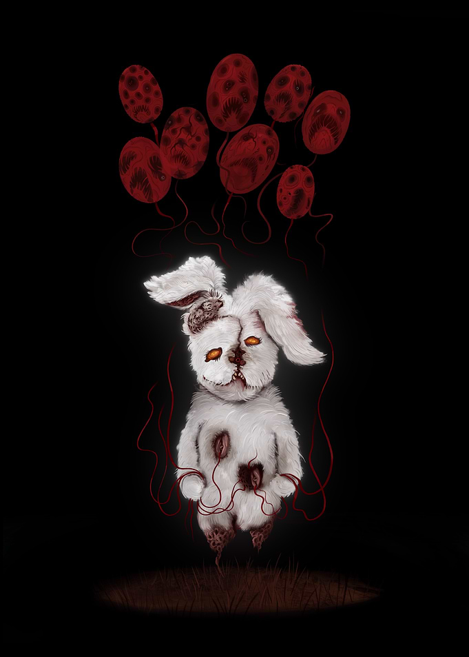 The thing inside the bunny