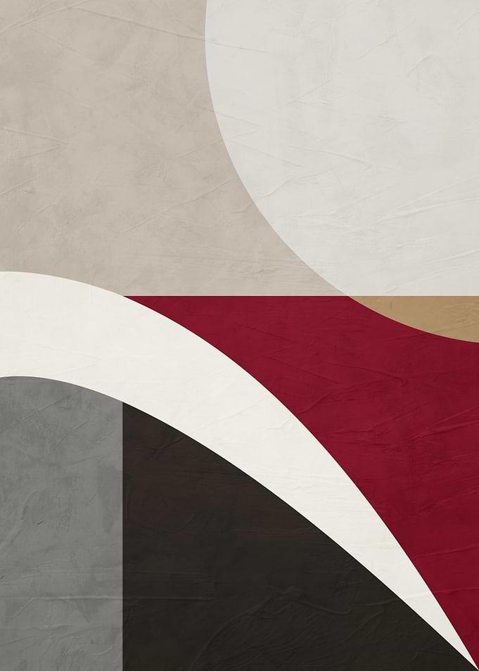 Abstract Geometric Shapes Art
