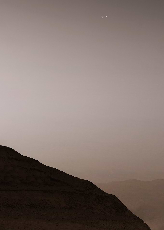 Earth (Pale Blue Dot) seen from Mars