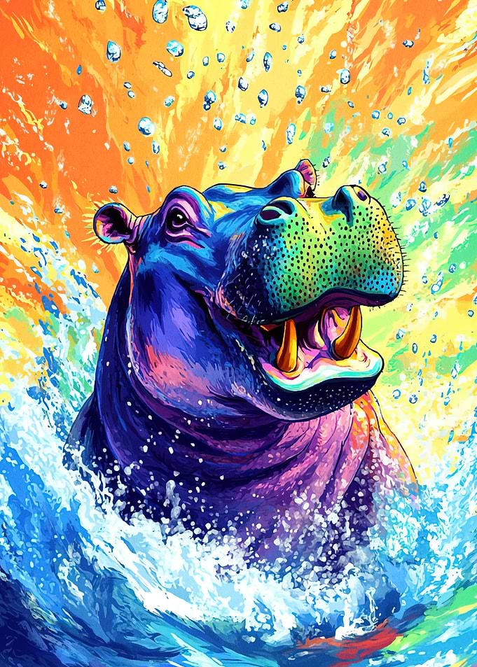 Hippopotamus Water