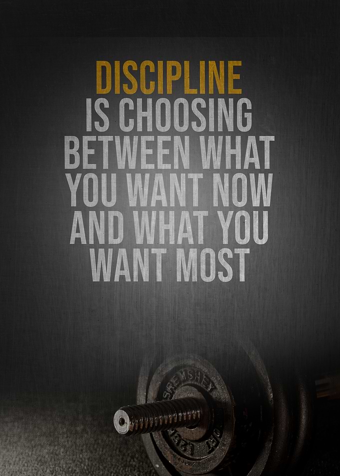 Discipline Motivational Fitness Quote