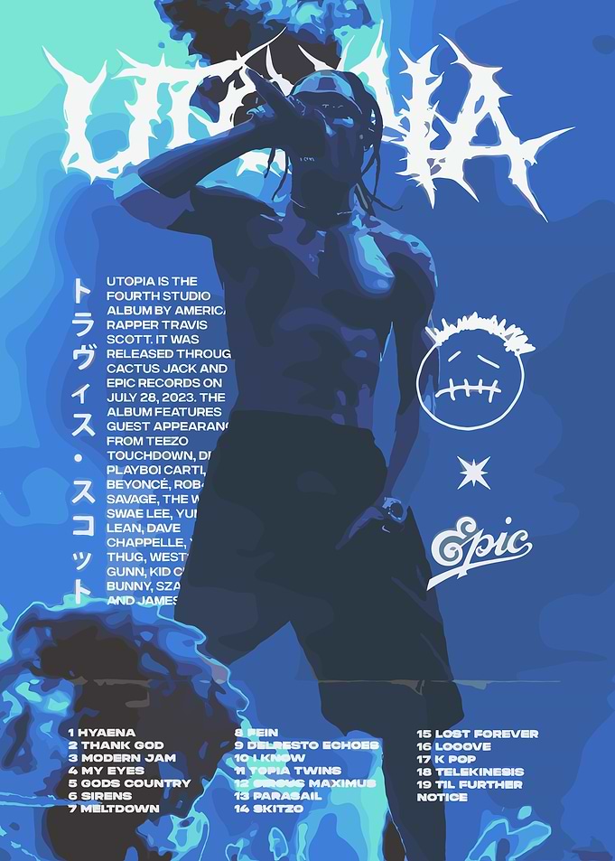 Travis Scott Utopia Album Cover Art