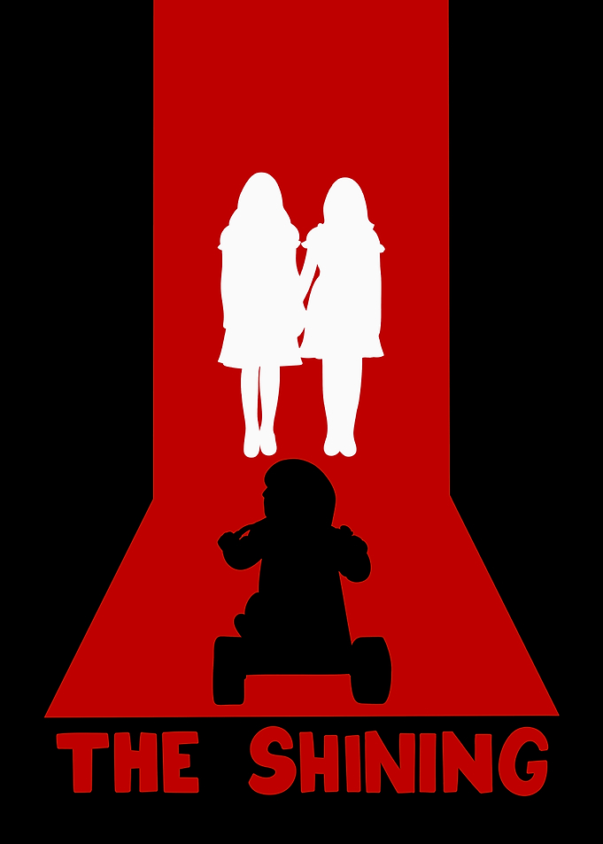 The Shining Movie Poster Silhouette