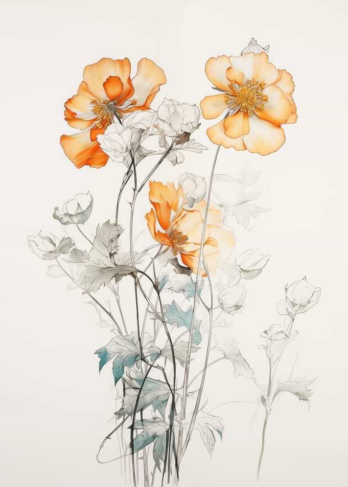 Watercolor Floral Painting