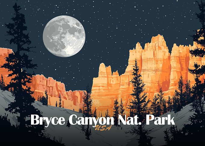 Bryce Canyon National Park at Night