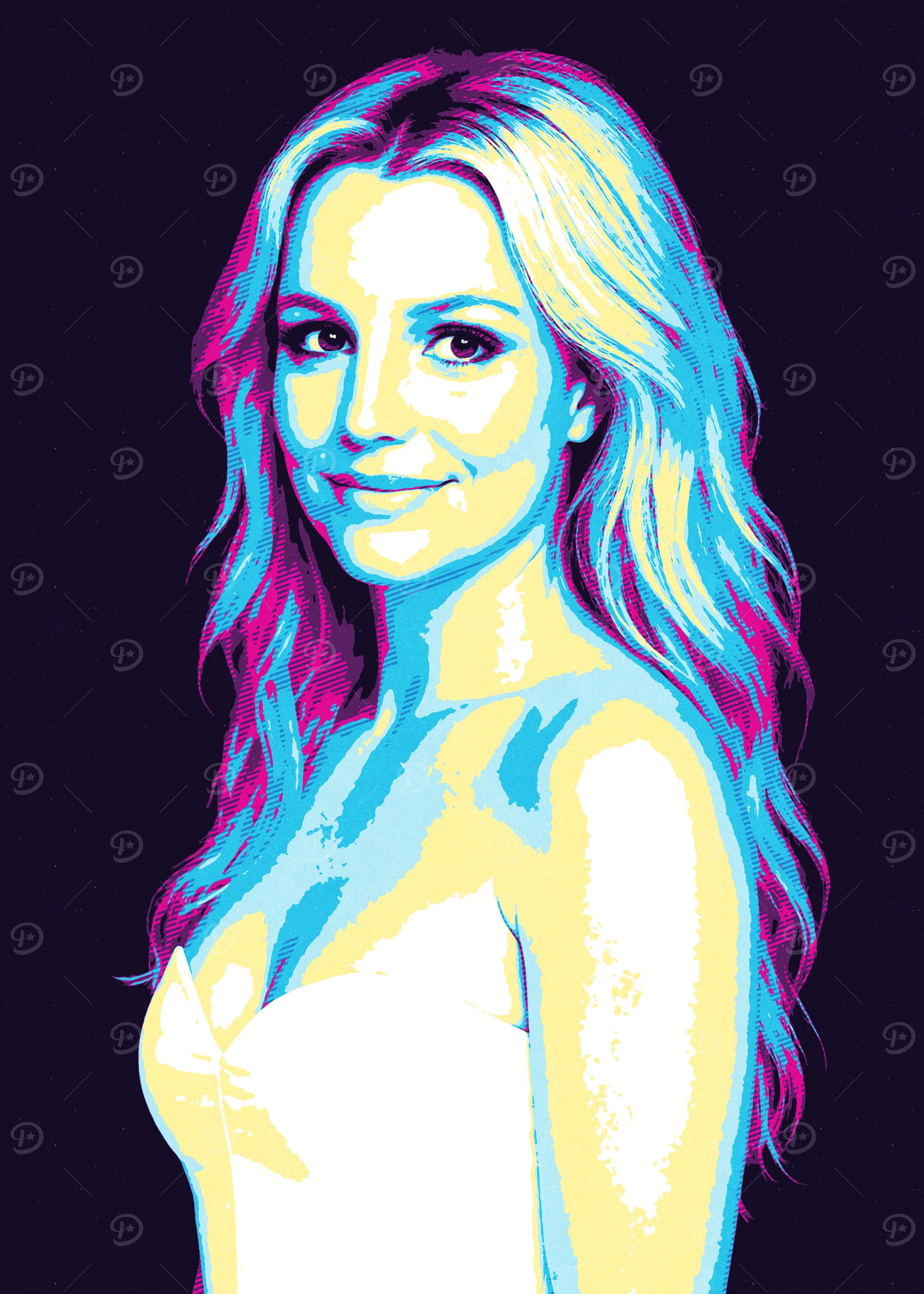 Britney Spears Pop Art Portrait