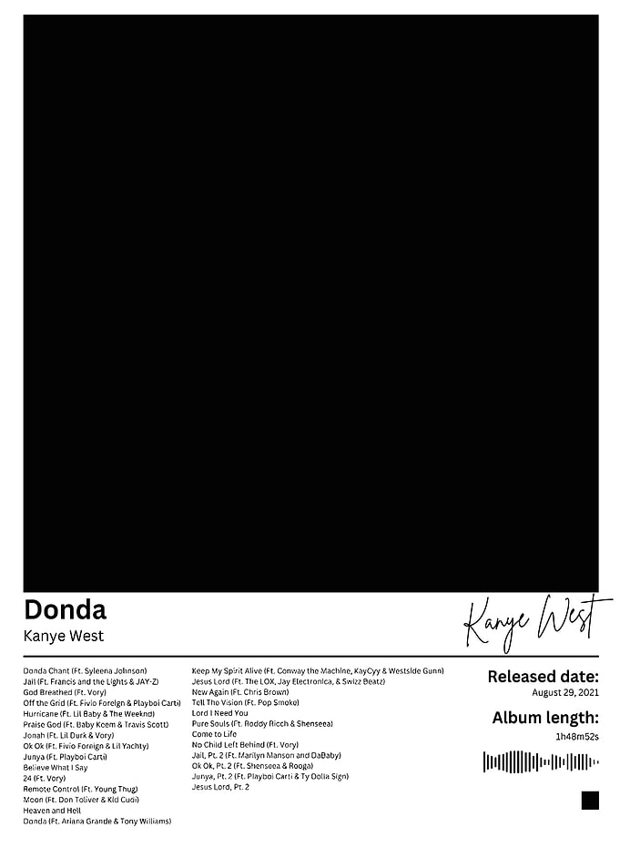 Donda Album Cover by Kanye West
