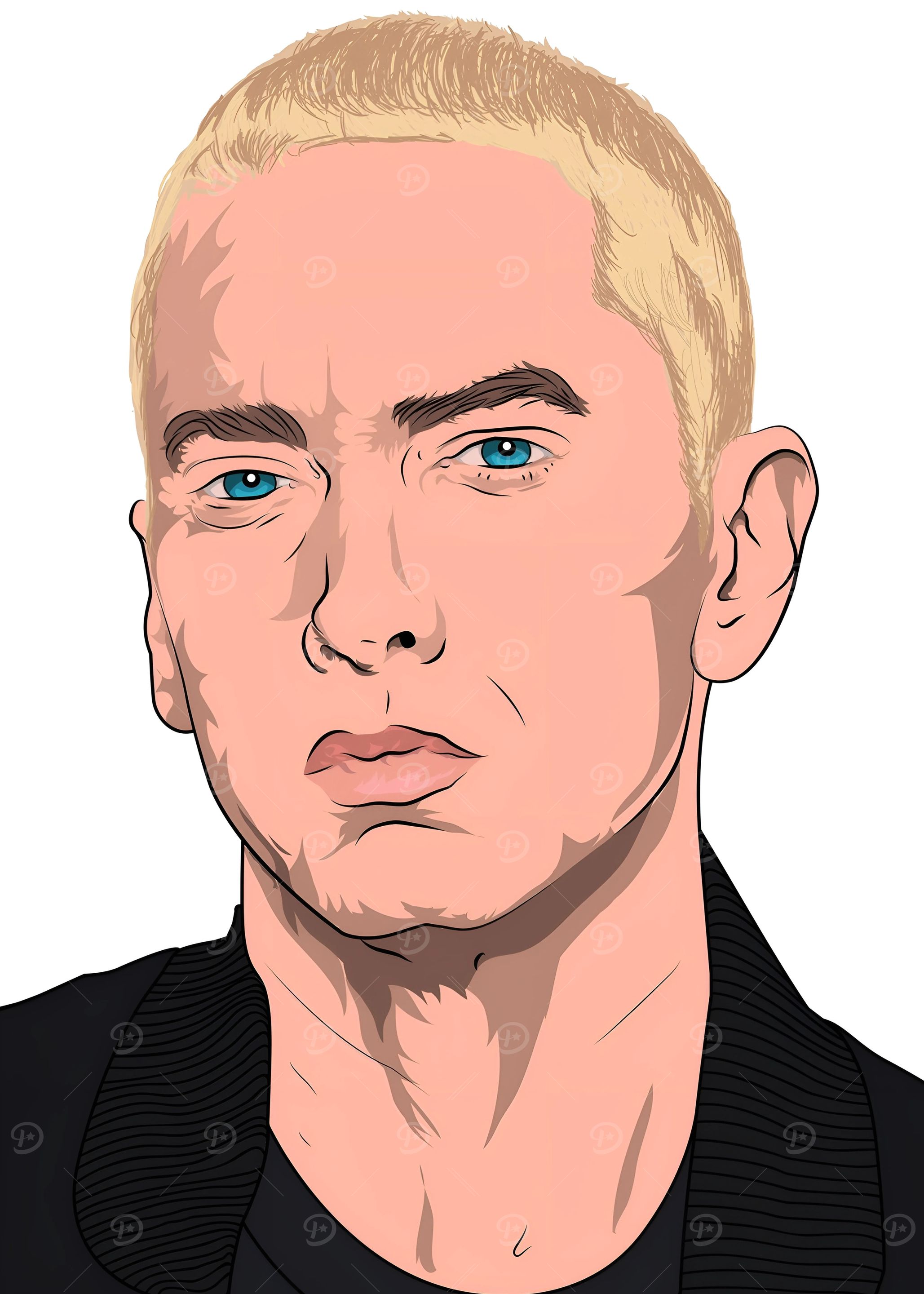 Eminem Portrait Digital Art
