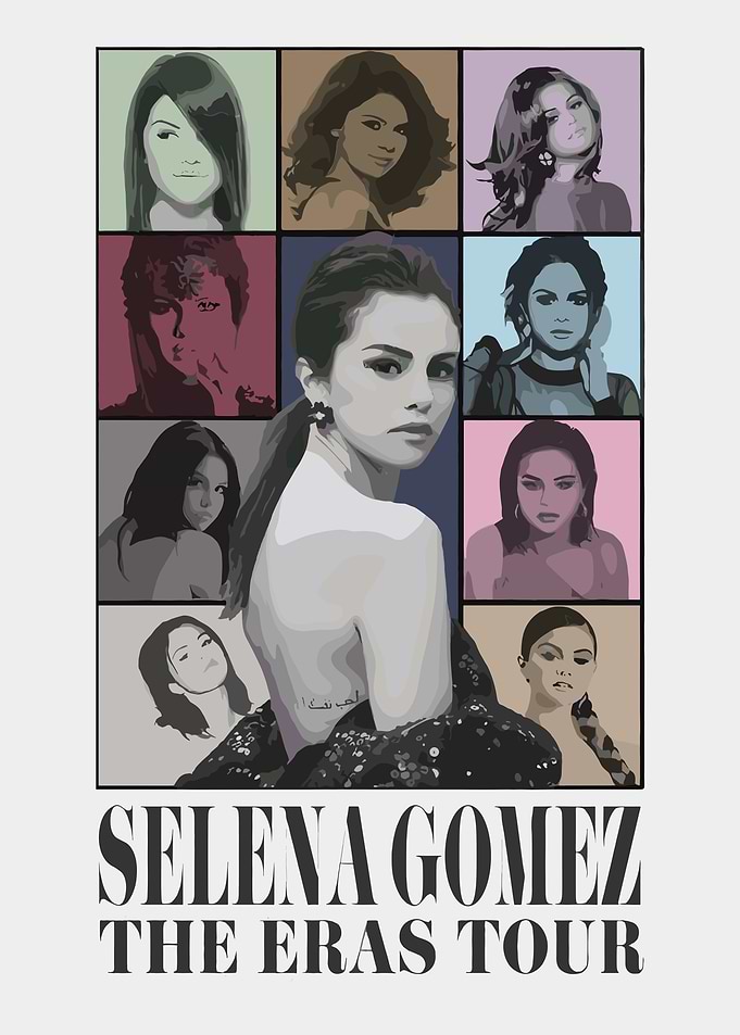 selena gomez the eras tour poster