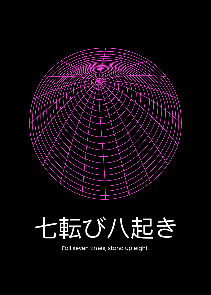 Japanese Proverb: Fall Seven Times